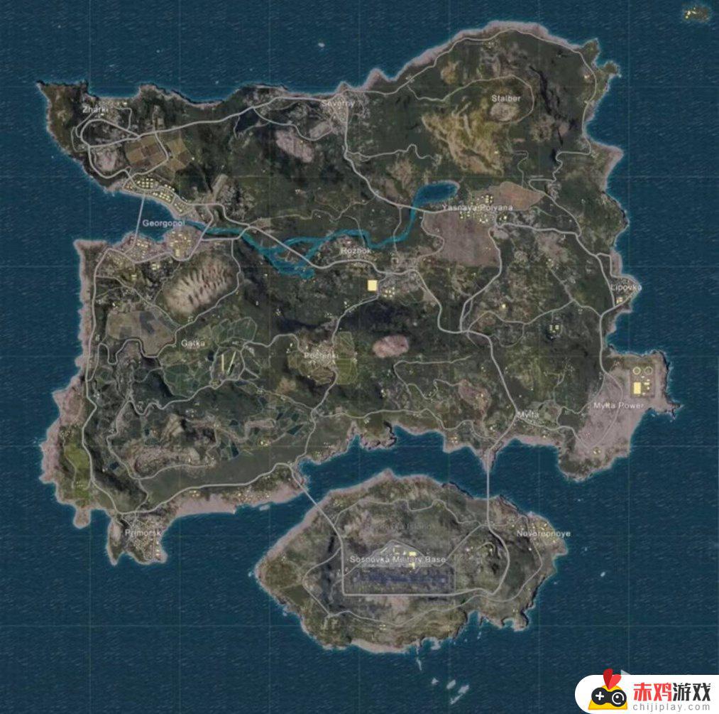 PUBG至今5张8X8大地图，你最钟爱哪一张？