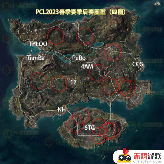 把PCL季后赛圈型和各队跳点图放到同一张图，到底谁的圈运好？