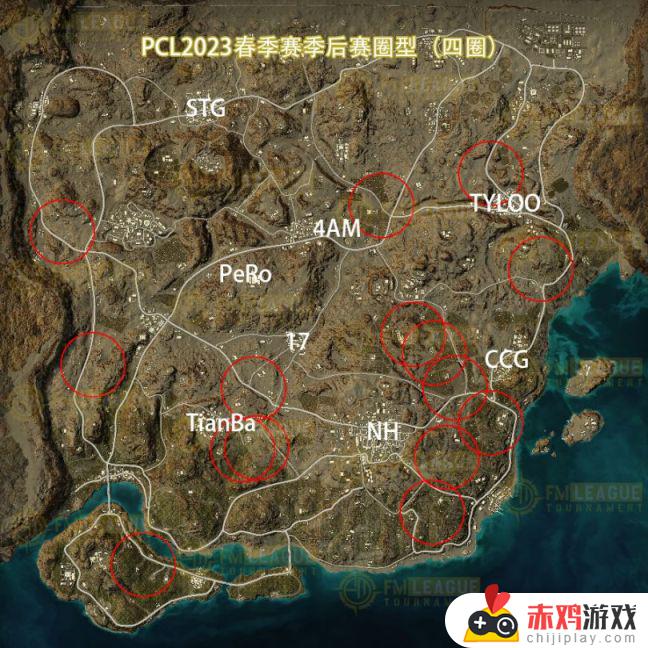 把PCL季后赛圈型和各队跳点图放到同一张图，到底谁的圈运好？