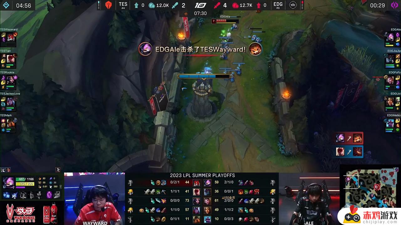 LPL季后赛：Rookie妖姬打爆Fofo！TES 2-1 EDG！夺得胜利！