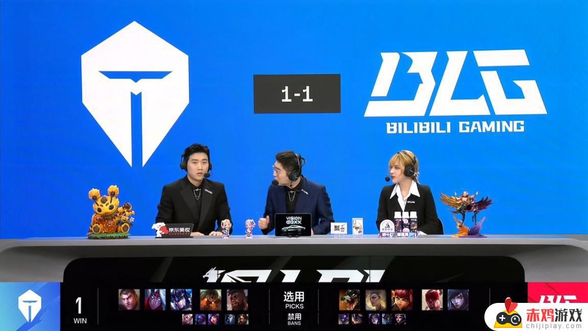 LPL季后赛：大黄奎桑提团战无解！TES 1-1 BLG！团战实力引发热议