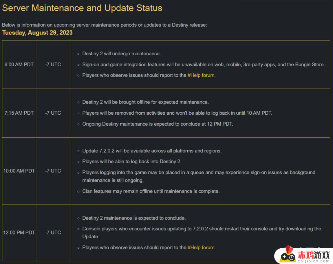 命运2停机维护更新补丁7.2.0.2丨游戏内配装系统重启，详细介绍与更新相关的最新内容