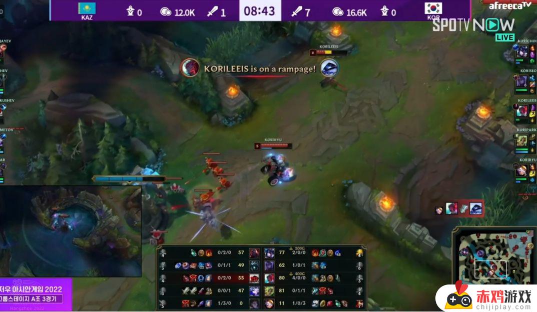 亚运会：Faker17分钟碾压局，KOR 1-0 KAZ！韩国选手Faker在17分钟内完胜哈萨克斯坦选手