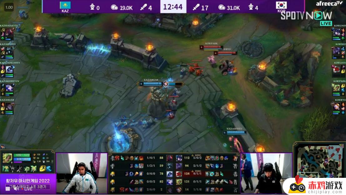 亚运会：Faker17分钟碾压局，KOR 1-0 KAZ！韩国选手Faker在17分钟内完胜哈萨克斯坦选手