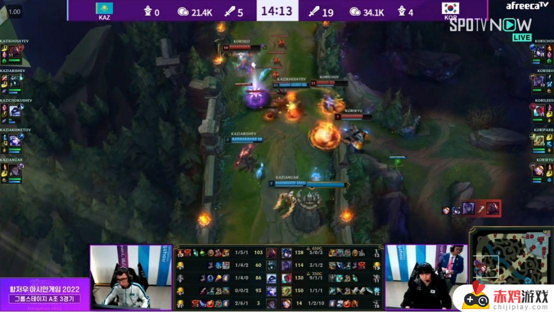 亚运会：Faker17分钟碾压局，KOR 1-0 KAZ！韩国选手Faker在17分钟内完胜哈萨克斯坦选手