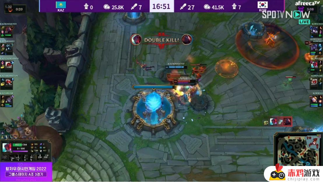 亚运会：Faker17分钟碾压局，KOR 1-0 KAZ！韩国选手Faker在17分钟内完胜哈萨克斯坦选手